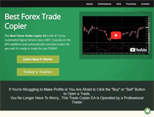 Tablet Screenshot of bestforextradecopier.com